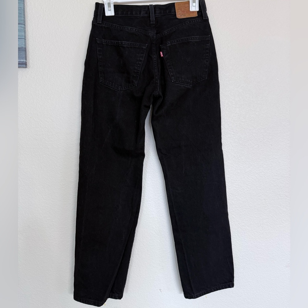 Levi's Black Women’s Butterfly Button Fly “Big E”501 ‘90s Jean W25/L30